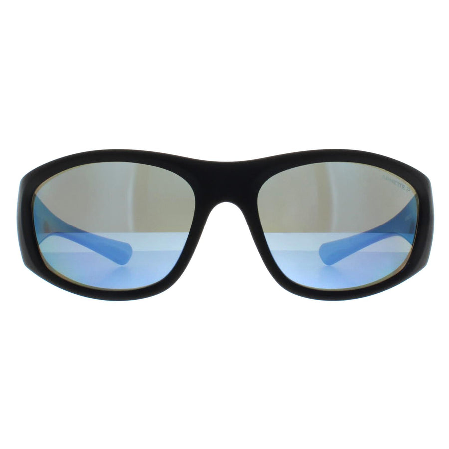 Arnette Sunglasses AN4331 Ilum 292322 Matte Black Blue Mirror Polarized