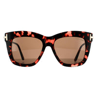 Tom Ford Dasha FT0822 Sunglasses Pink Havana Brown