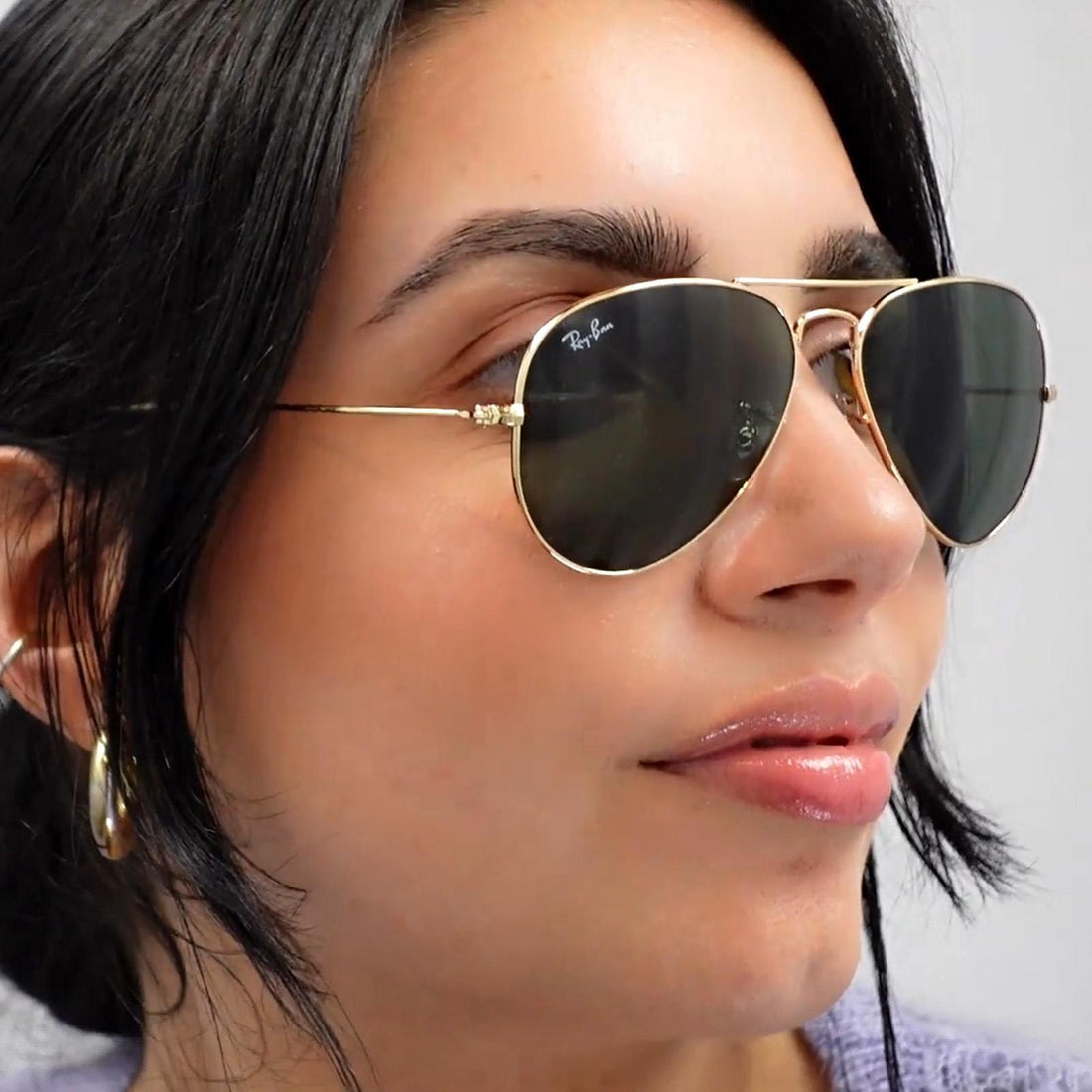 Ray-Ban Sunglasses Aviator 3025 001/33 Gold Brown 58mm