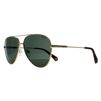 Polaroid Sunglasses PLD 6187/S J5G UC Gold Green Polarized