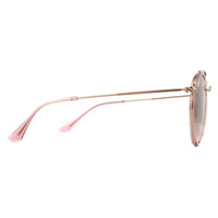 Ray-Ban Sunglasses Round Double Bridge 3647N 9069A5 Pink Pink Gradient Brown