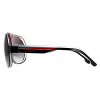 Carrera Sunglasses Speedway/N T4O 9O Black Crystal White Red Dark Grey Gradient