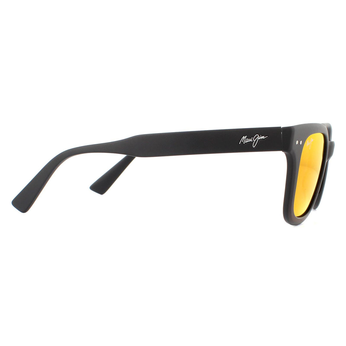 Maui Jim Sunglasses Shore Break RM822-2M Matte Black Hawaii Lava Polarized