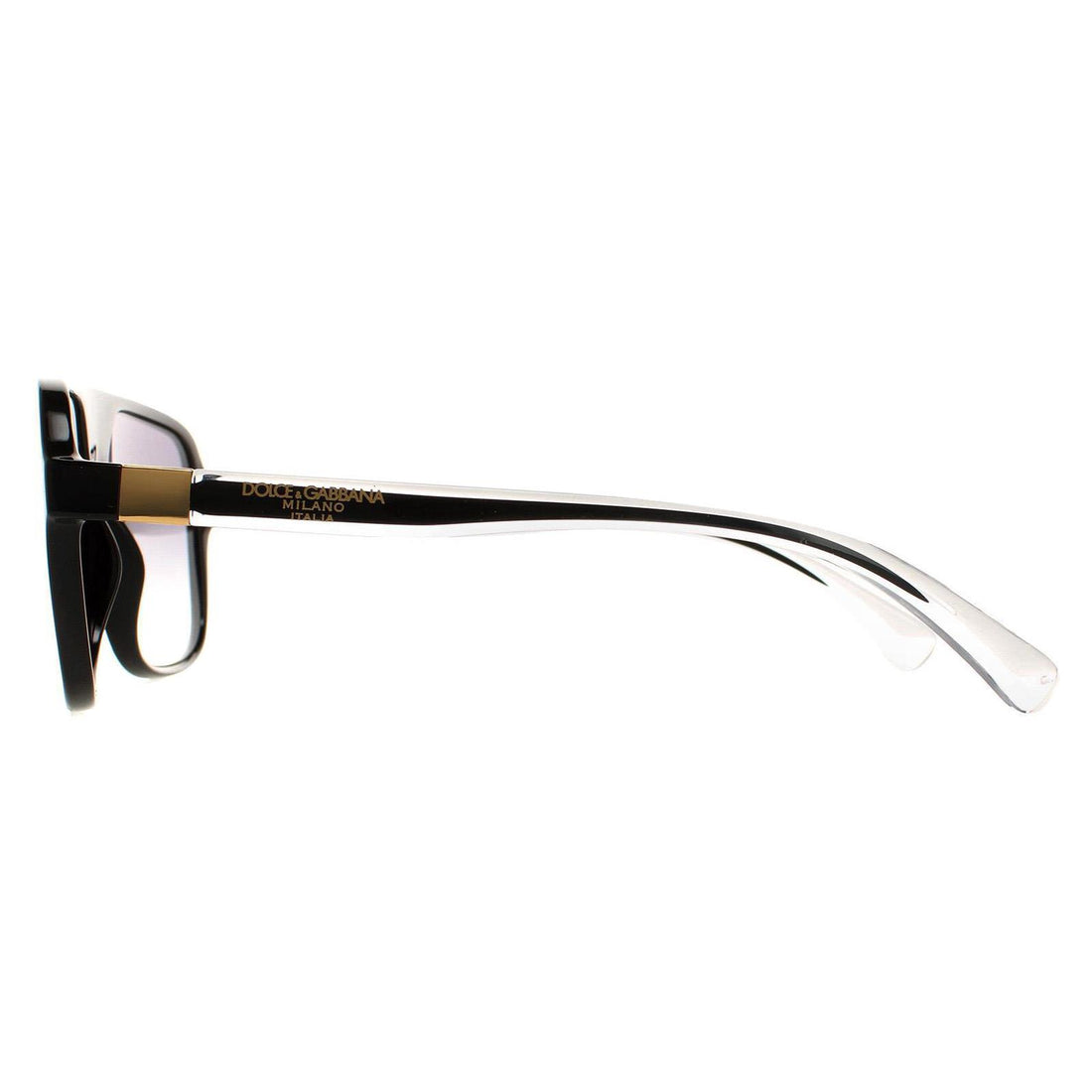 Dolce & Gabbana Sunglasses DG6134 675/79 Black Clear Gradient Blue