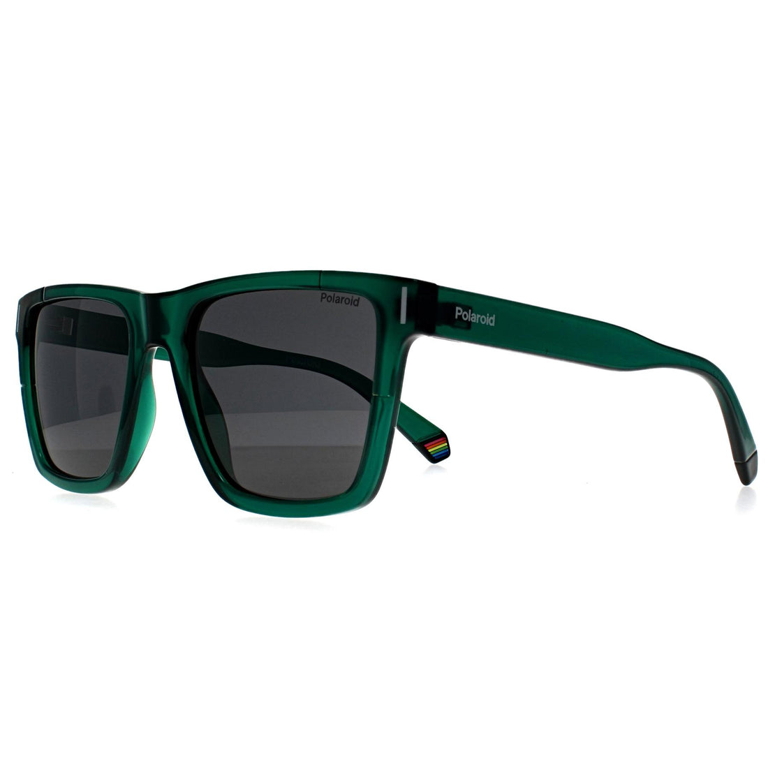 Polaroid Sunglasses PLD 6176/S 1ED M9 Transparent Green Grey Polarized