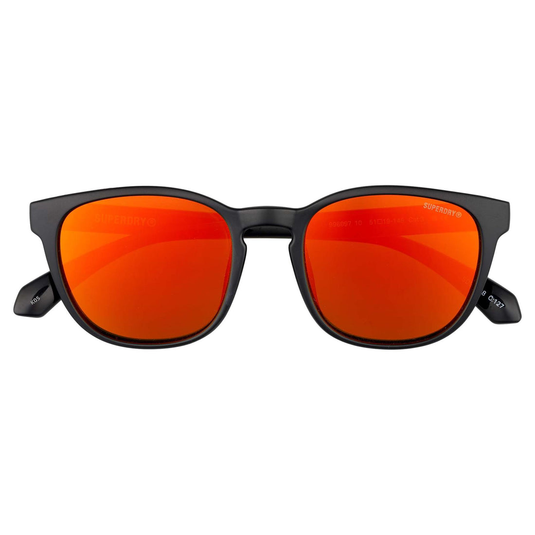 Superdry Sunglasses SDS-5038 127 Black Orange Revo Mirror