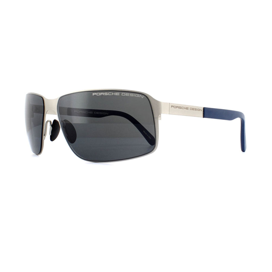 Porsche Design Sunglasses P8565 D Titanium Blue Grey