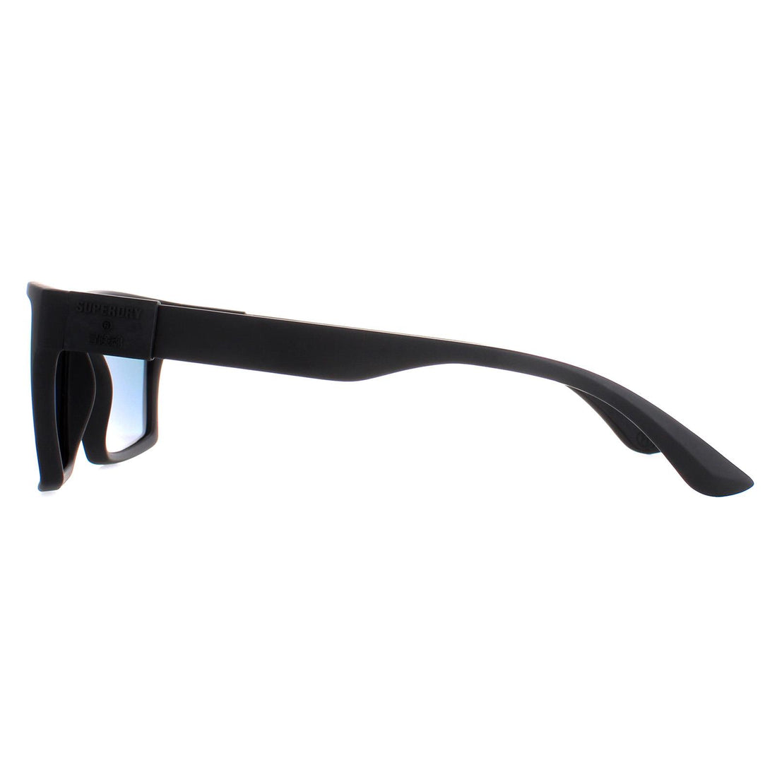 Superdry Sunglasses Disruptive SDS 127P Rubberised Black Blue Gradient Polarized