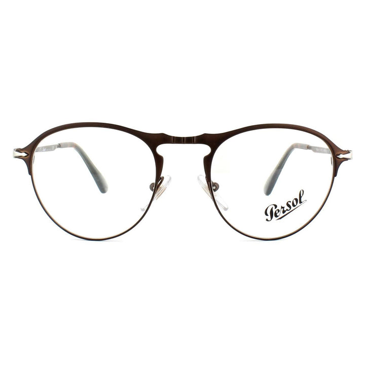Persol Glasses Frames PO 7092V 1072 Matt Brown Mens 48mm