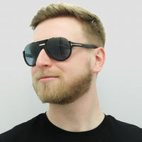Tom Ford Sunglasses 0334 Dimitry 01P Shiny Black Green Gradient