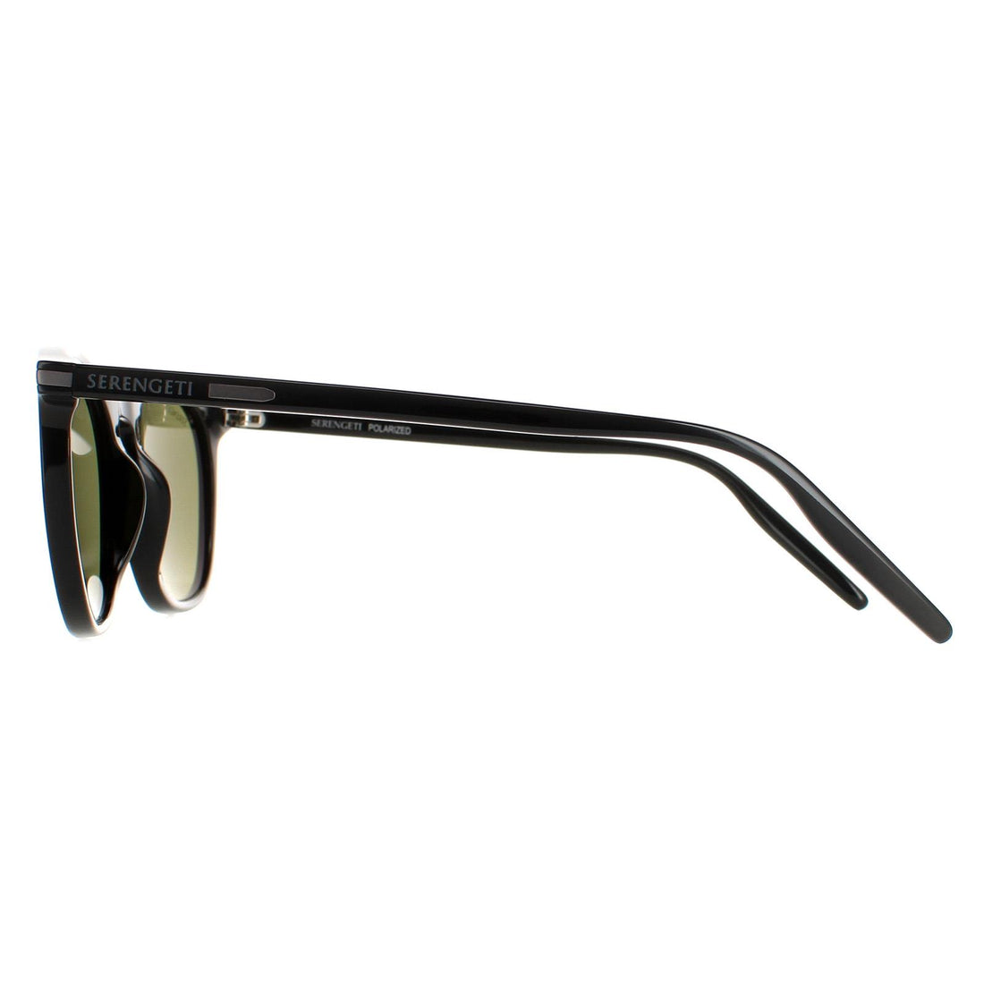 Serengeti Sunglasses Arlie 8935 Shiny Black Mineral Polarized 555nm
