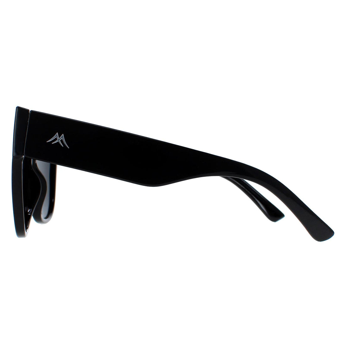 Montana Sunglasses MP73A Shiny Black Smoke Polarized