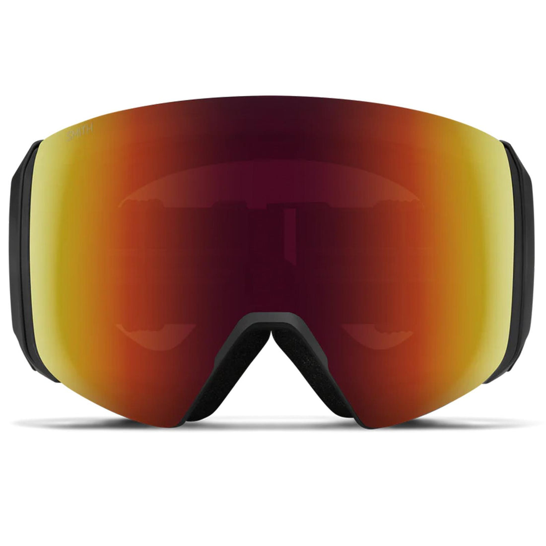 Smith Ski Goggles 4D Mag XL 0JX 6K Black ChromaPop Sun Red Mirror & CP Storm Yellow Flash