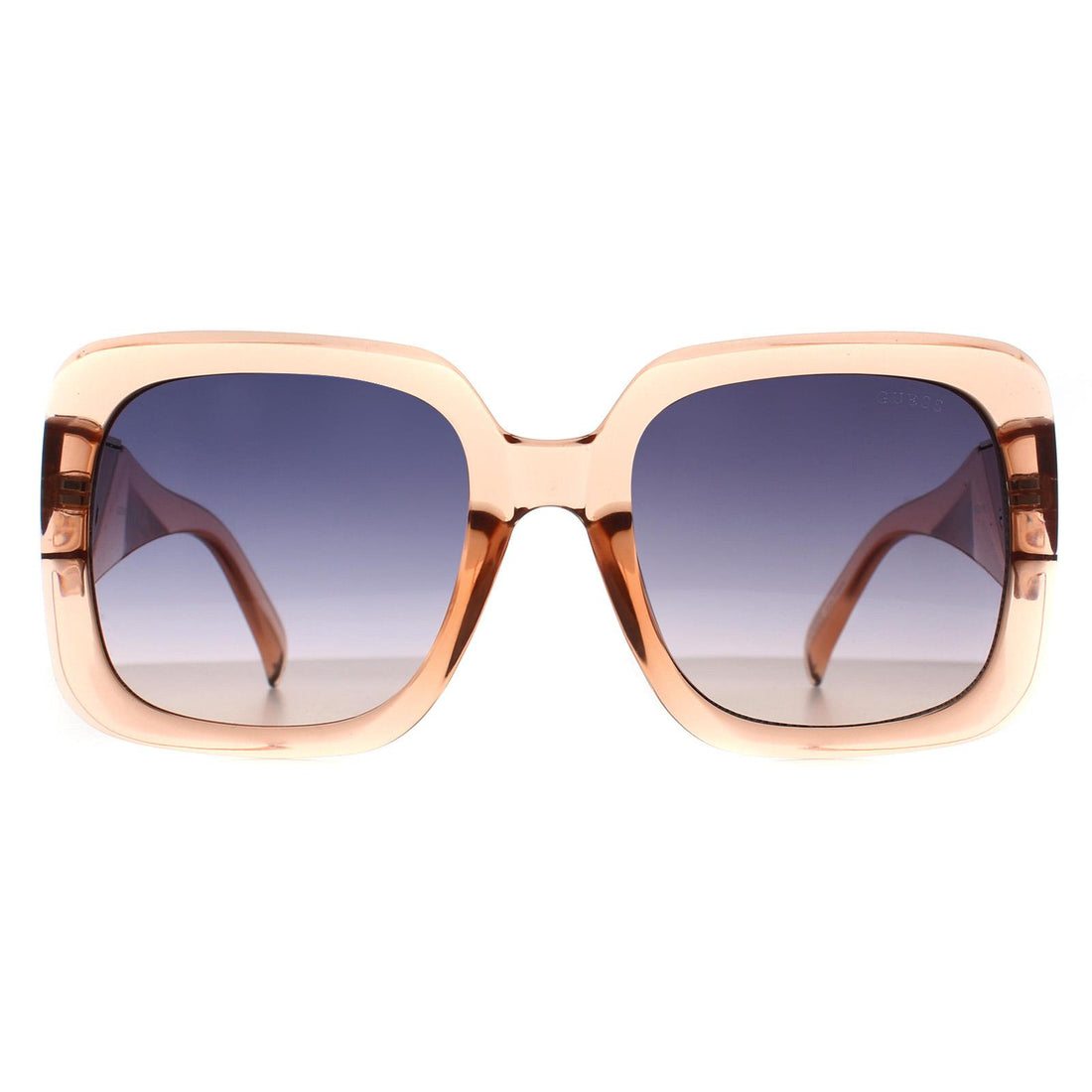 Guess Sunglasses GO00046 45W Shiny Light Brown Smoke Grey Gradient