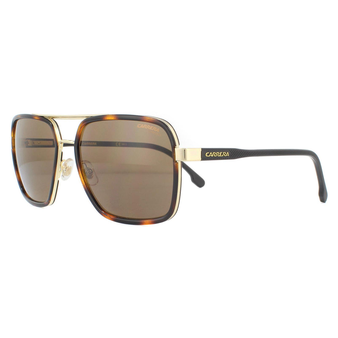 Carrera Sunglasses 256/S J5G 70 Dark Havana Gold Brown