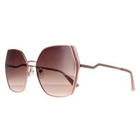 Guess Sunglasses GU7843 28F Shiny Rose Gold Brown Gradient