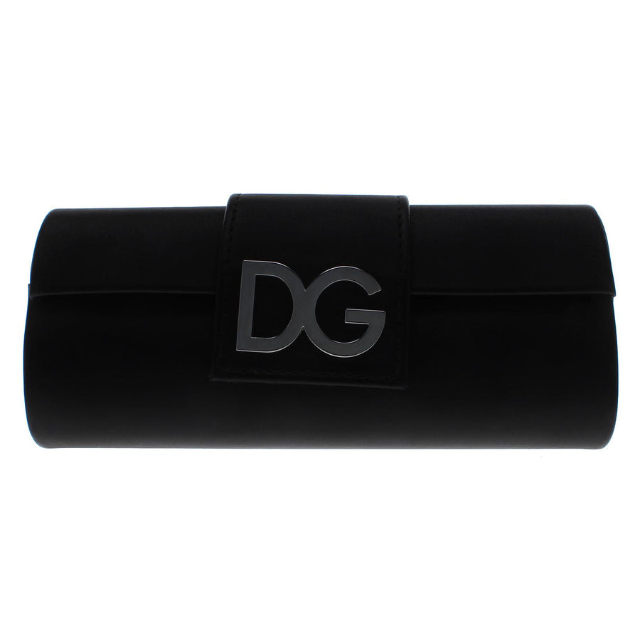 Dolce & Gabbana Black large Sunglasses Case in presentation box w cleaning cloth
