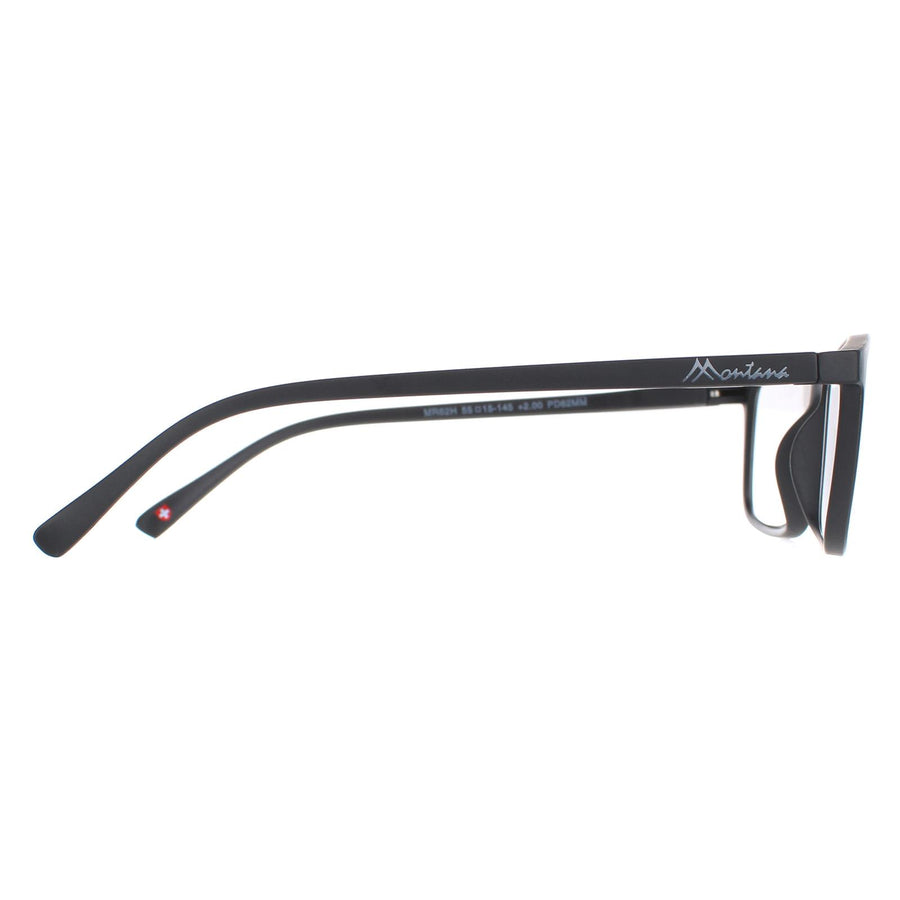 Montana Reading Glasses MR62H Matte Black Men Women +3.00