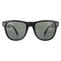 Ray-Ban Folding Wayfarer RB4105 Sunglasses Black Green Polarized 54