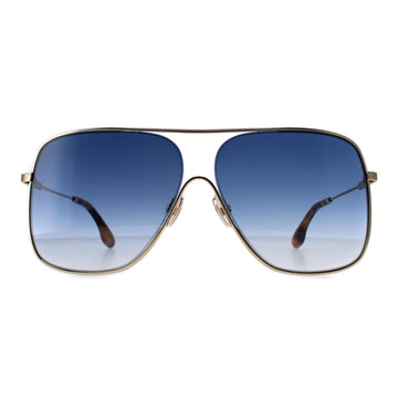 Victoria Beckham Sunglasses VB132S 706 Gold Teal Blue Gradient