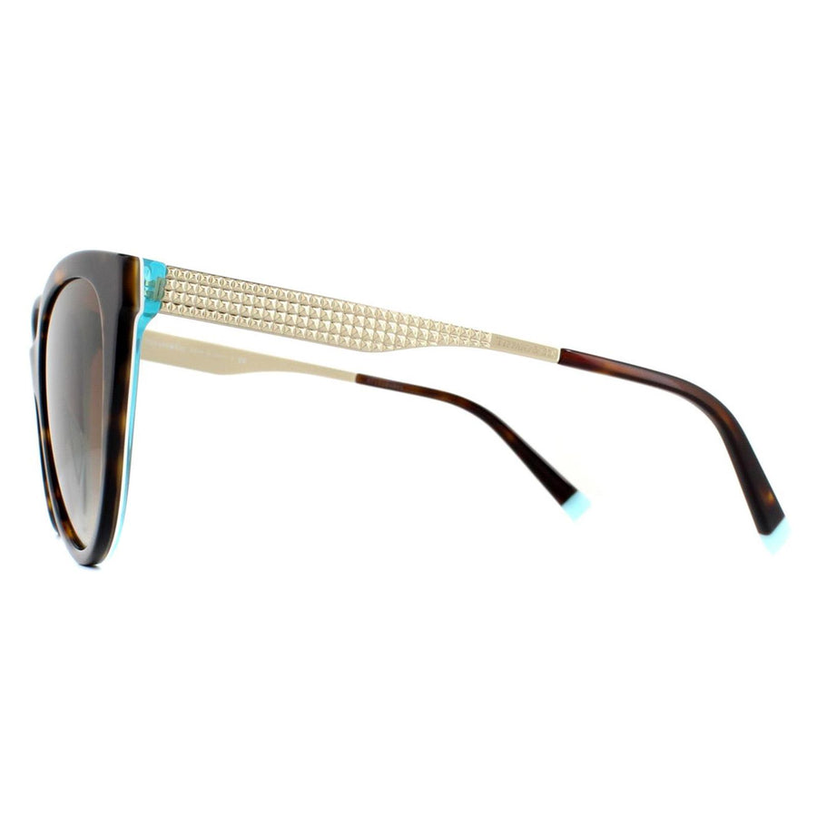 Tiffany Sunglasses TF 4159 82753B Havana & Crystal Blue Brown Gradient