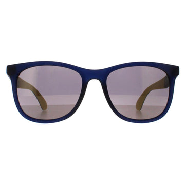 Smarty Sunglasses X2916 G Frosty Matte Black Blue Rubber Yellow Grey