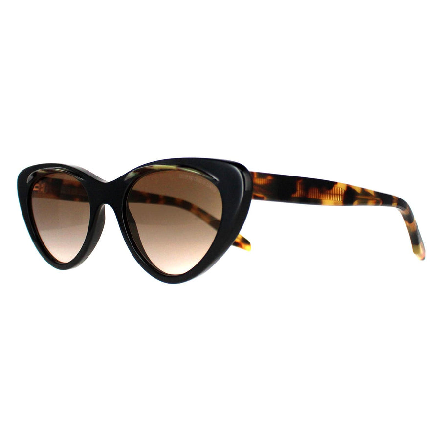 Cutler and Gross Sunglasses 1321 004 Black Yellow Brown Gradient