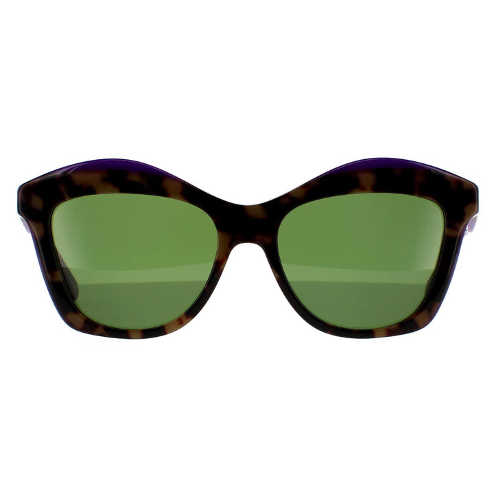 Salvatore Ferragamo Sunglasses SF941S 227 Havana Vintage Violet Green