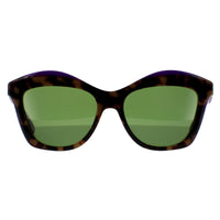 Salvatore Ferragamo SF941S Sunglasses Havana Vintage Violet / Green