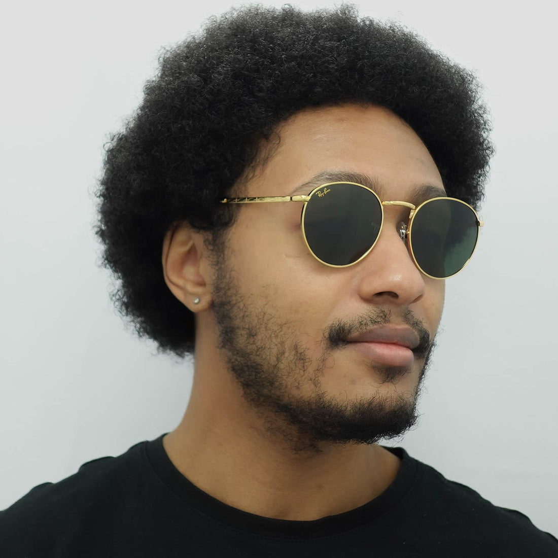 Ray-Ban Sunglasses RB3637 New Round 919631 Gold Green