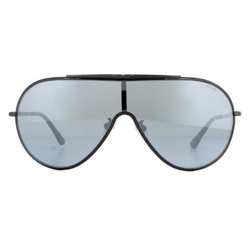 Police Sunglasses Origins 10 SPL964 F39X Ruthenium Smoke Mirror Silver