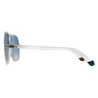 Polaroid Sunglasses PLD 6217/S 2M4 Z7 Matte Crystal Blue Gradient Polarized