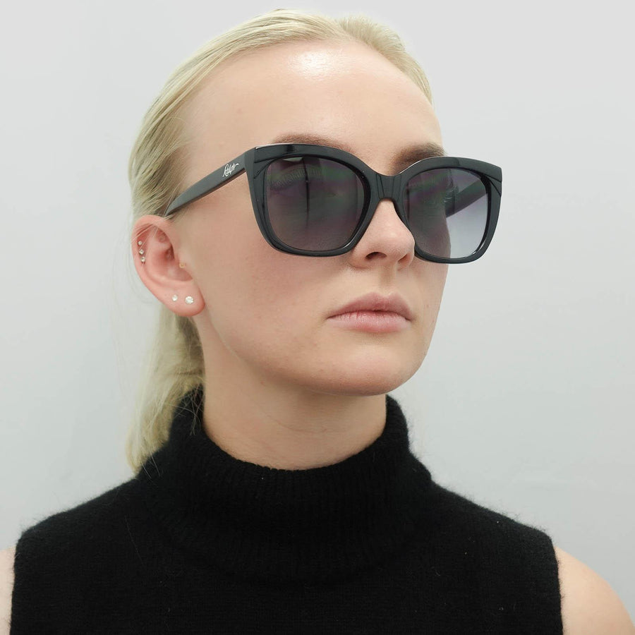 Ralph by Ralph Lauren Sunglasses RA5265 575225 Shiny Black Grey Gradient