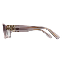 Miu Miu Glasses Frames MU03WV 12W1O1 Mauve Transparent Women