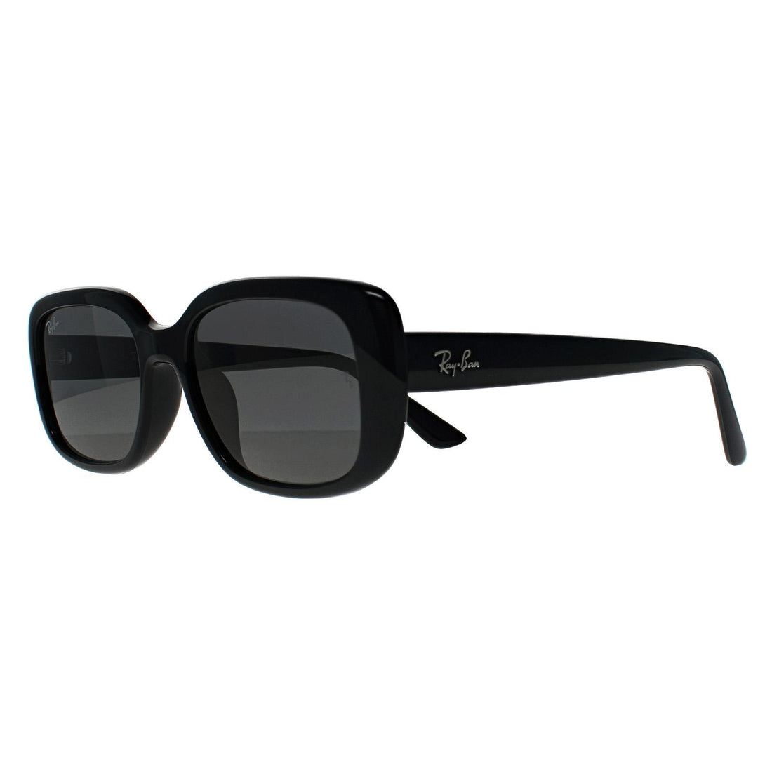 Ray-Ban Sunglasses RB4421D Bio Based 667787 Polished Black Dark Grey
