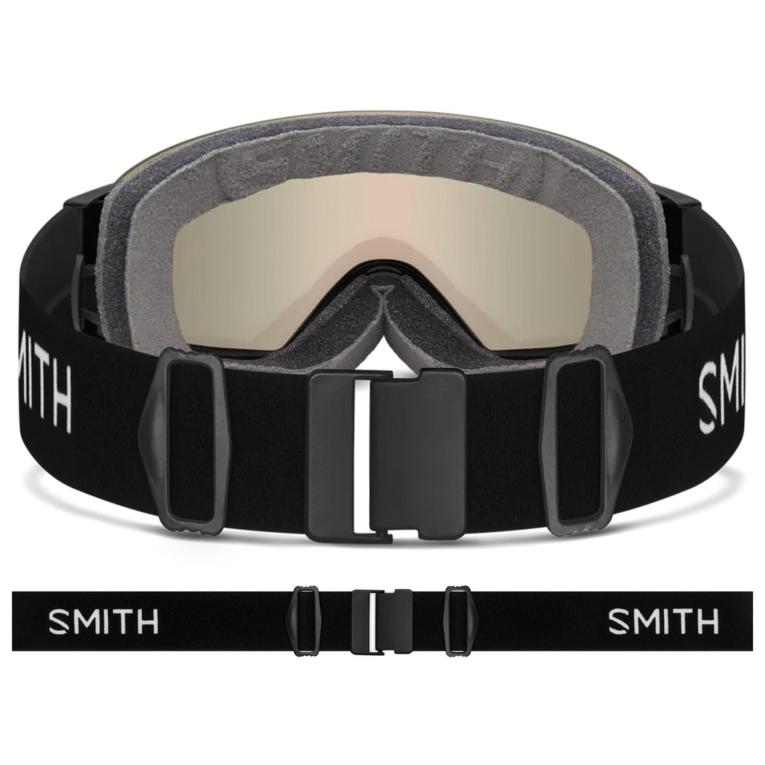Smith Ski Goggles I/O Mag S 0JX 4V Black ChromaPop Pro Photochromic Red Mirror & CP Storm Yellow Flash