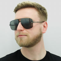 Tom Ford Sunglasses Hugo 02 FT1003 51B Mastic Smoke Gradient