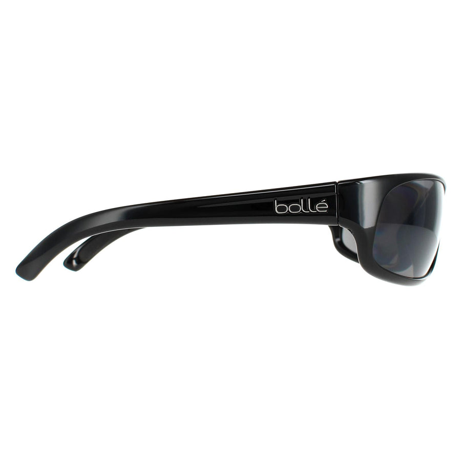 Bolle Sunglasses Anaconda 10338 Shiny Black TNS Grey Polarized