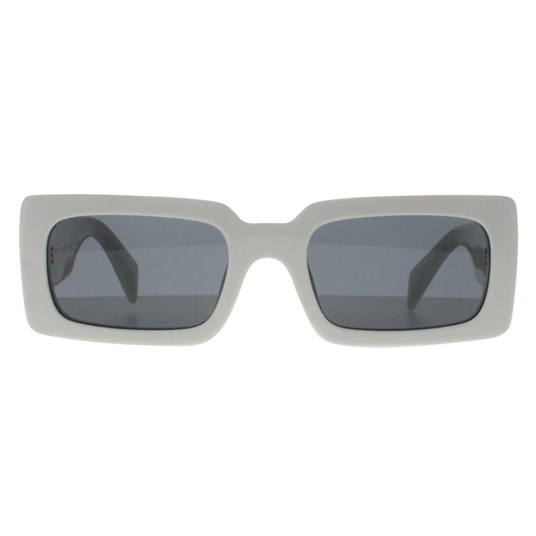 Prada Sunglasses PRA07S 1425S0 Talc Dark Grey