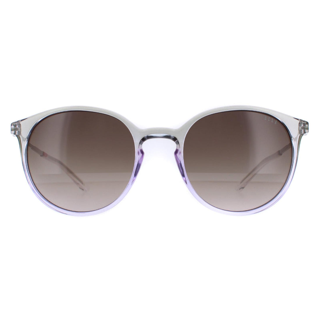 Elle 14877 Sunglasses Transparent Green Lilac / Brown Gradient