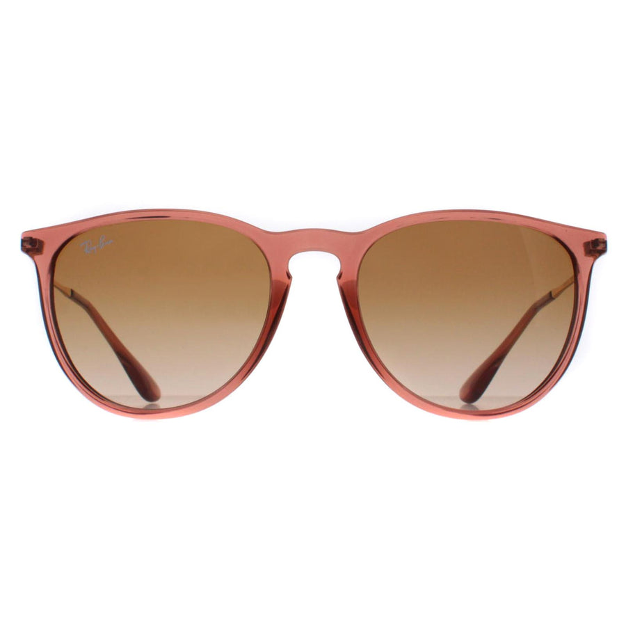 Ray-Ban Erika Classic RB4171 Sunglasses Transparent Light Brown Brown Gradient