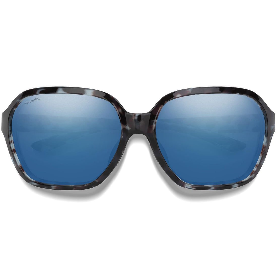 Smith Sunglasses Whitney JBW QG Sky Tortoise ChromaPop Polarized Blue Mirror