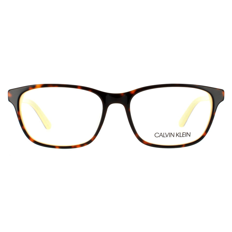 Calvin Klein CK18515 Glasses Frames Tortoise On Yellow