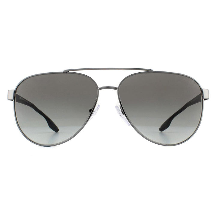 Prada Sport Sunglasses PS54TS 5AV3M1 Gunmetal Grey Gradient