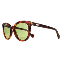 Moncler Sunglasses ML0119 52N Dark Havana Green