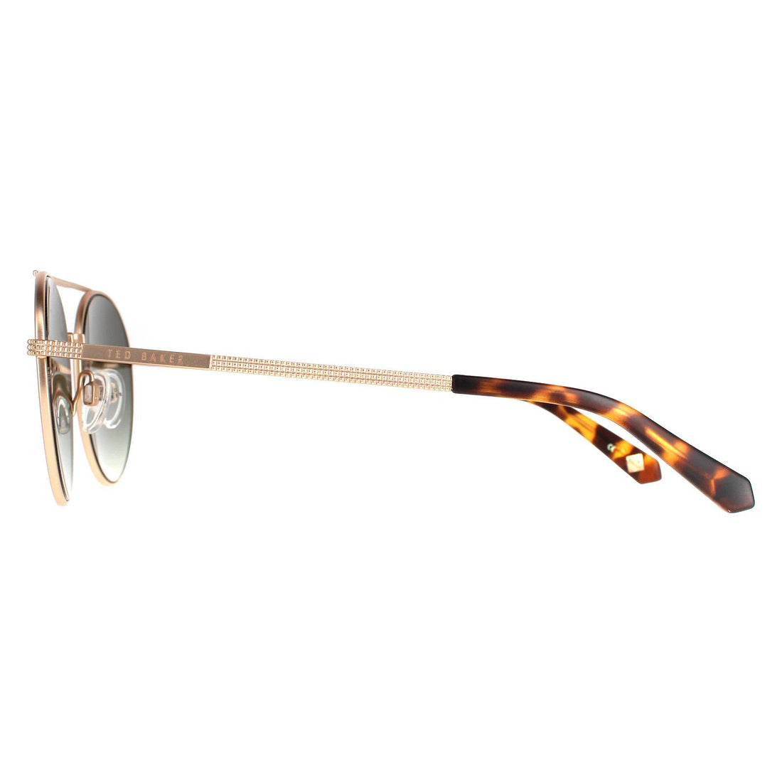 Ted Baker Sunglasses TB1531 Warner 400 Gunmetal Grey Dark Green Gradient