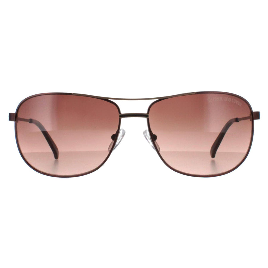 Duck and Cover Sunglasses DCS017 C1 Black Brown Gradient