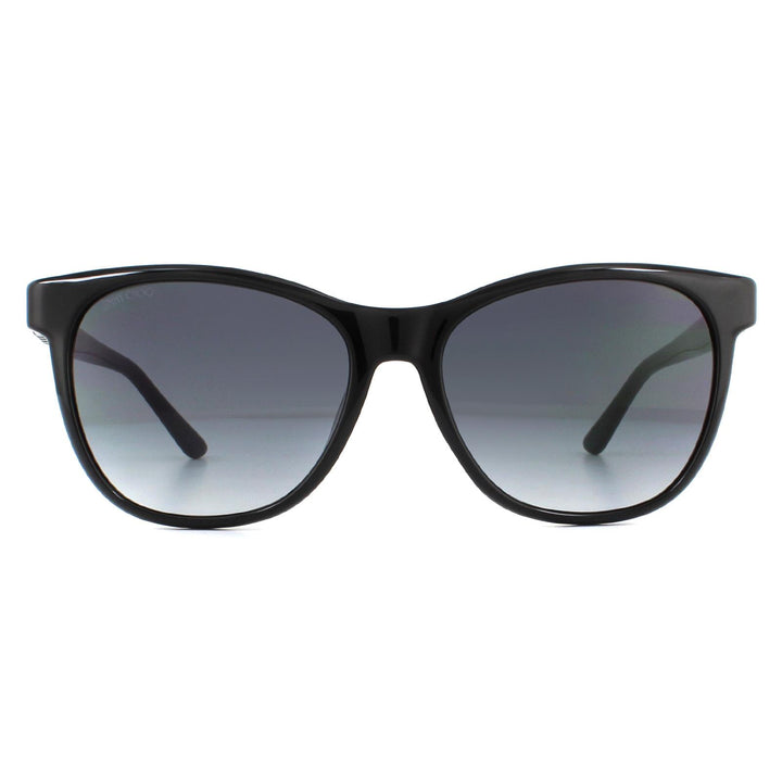 Jimmy Choo Sunglasses JUNE/F/S 807 9O Black Dark Grey Gradient