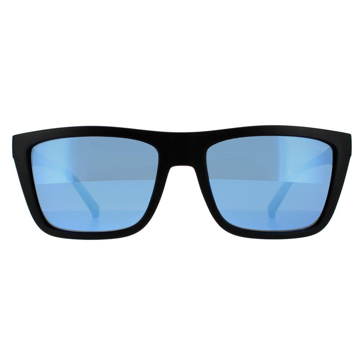Arnette Deep Ellum AN4262 Sunglasses Matte Black / Dark Grey Mirror Water Polarized