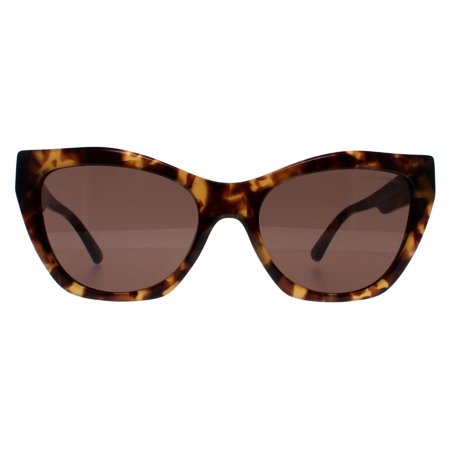 Emporio Armani EA4176 Sunglasses Shiny Brown Havana / Brown